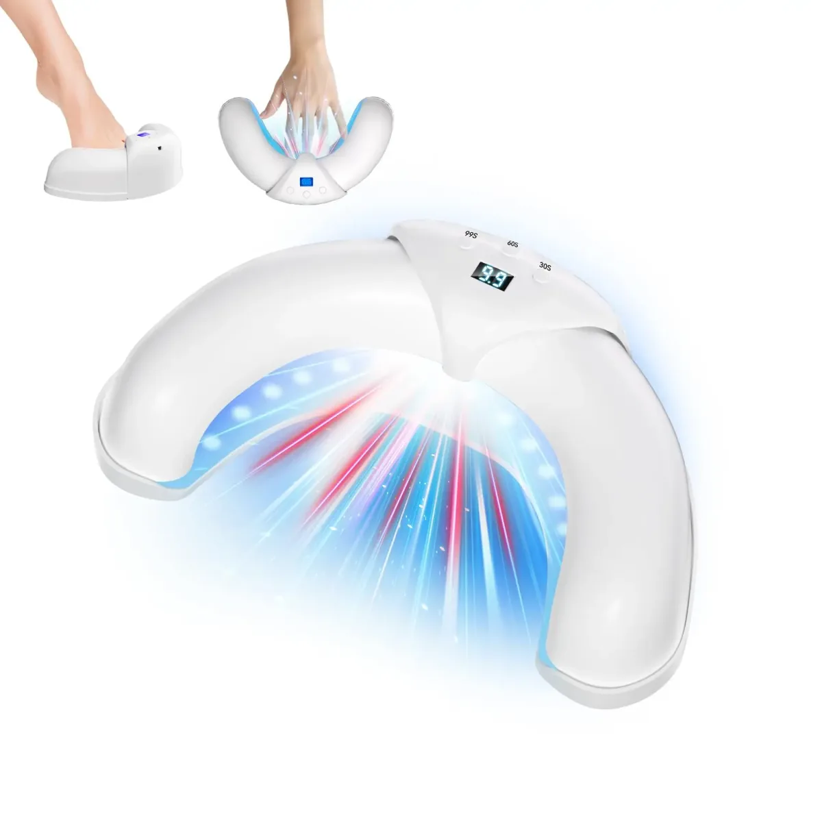 Appareil de soin des ongles des pieds, format voyage