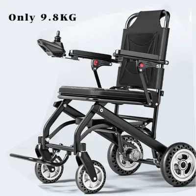 Fauteuil roulant électrique pliable en aluminium – image 3