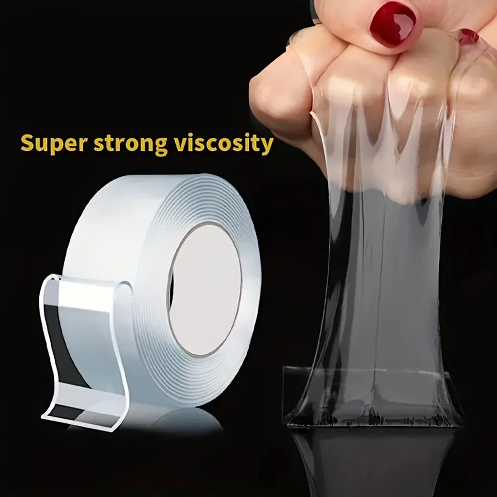 Ruban adhésif double face transparent