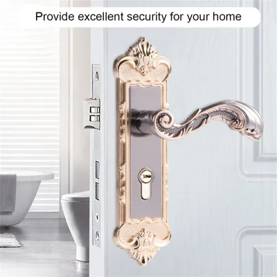 Serrure de porte rétro en alliage d'aluminium – image 2